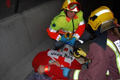Simulacre d'accident C-14
