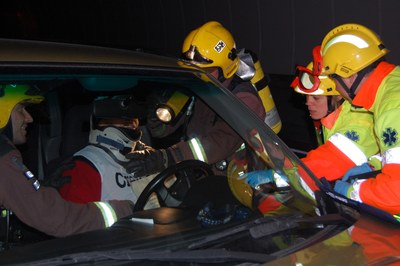 Simulacre d'accident a la C-14 3