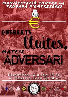 Manifestació del Fòrum Social de l'Alt Urgell
