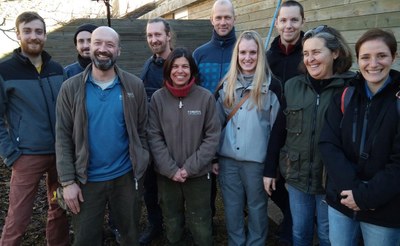 Visita d'experts francesos al Centre de Fauna del Pont de Suert (TES)