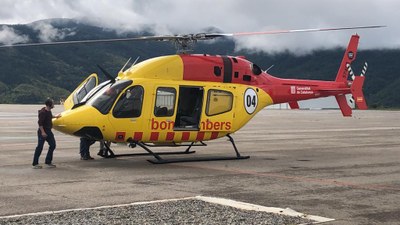 Helicòpter del GRAE de la Seu (Helitrans Pyrinees)