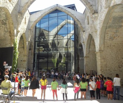 Imatge d'una edició anterior de la Trobada de Glosa Escolar de l'Alt Urgell i Cerdanya
