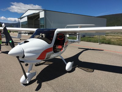 Avioneta que comercialitza l'empresa andorrana Rapid Solutions a l'Aeroport d'Andorra - La Seu d'Urgell (Foto: Rapid Solutions)