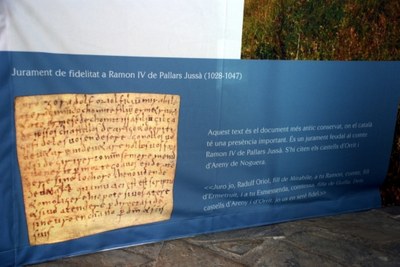 Llengua - Jurament de Fidelitat de Ramon IV de Pallars Jussà