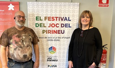 Presentació de l'exposició amb motiu del 10è aniversari del Festival del Joc del Pirineu