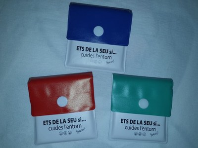 Cendrers personalitzats del grup 'Ets de la Seu si...'