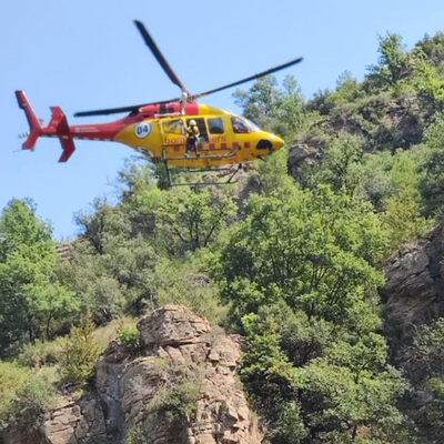 Salvament a Coll de Nargó (Foto: Bombers de Nargó)