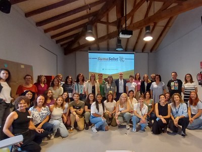 Una quarantena de professionals de l'atenció primària del Pirineu participen en la jornada SumaSalut a la Seu d'Urgell (Foto: Departament de Salut)