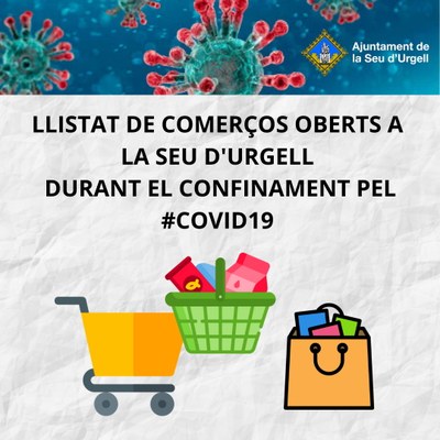 Llista de comerços oberts