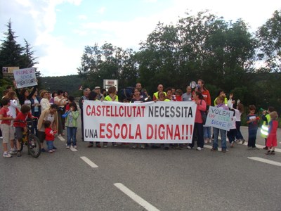 Manifestació AMPA Castellciutat