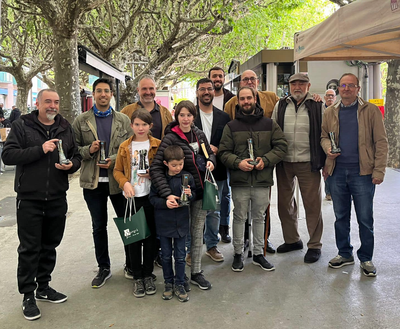 Guanyadors del Torneig Primavera d'escacs de la Seu d'Urgell (Foto: Escacs Club La Seu)