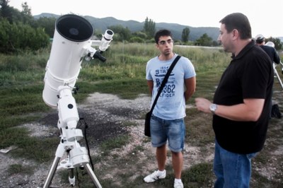 Astronomia a la Seu (ACN/Ferran G.Queralt)