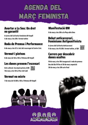 Agenda del març feminista