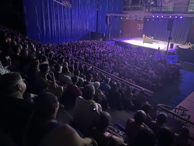 Teatre al Palau d'Esports de la Seu d'Urgell (Foto d'arxiu)