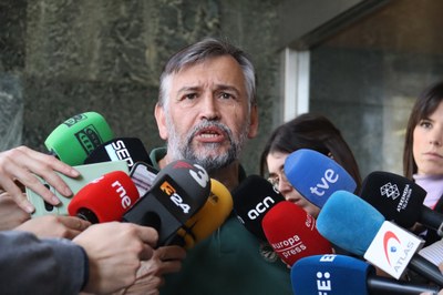 Joan Caball valora la reunió de les organitzacions agràries amb el conseller d'Acció Climàtica (Foto: ACN)
