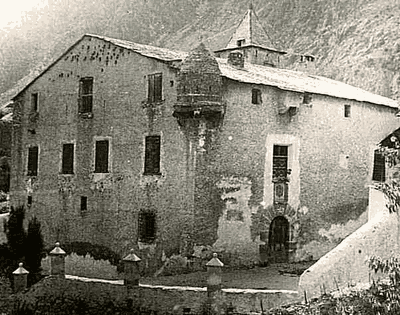 La Casa de la Vall a la dècada de 1940 (Foto: Arxiu Nacional d'Andorra)