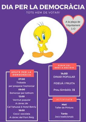 'Dia per la democràcia' a Coll de Nargó