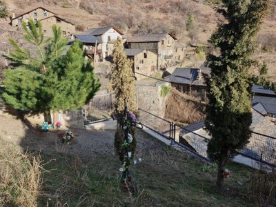 El cementiri de Norís, al municipi d'Alins (Foto: ACN)
