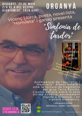 Presentació a Organyà de 'Simfonia de tardor', de Vicenç Llorca
