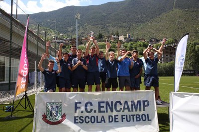 Victòria del cadet de l'EDFOR al Torneig de Futbol Base d'Encamp (Foto: Pere Pintat)