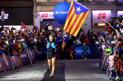 Núria Picas, campiona de la Ultra Trail del Mont-Blanc (Foto: FEEC)