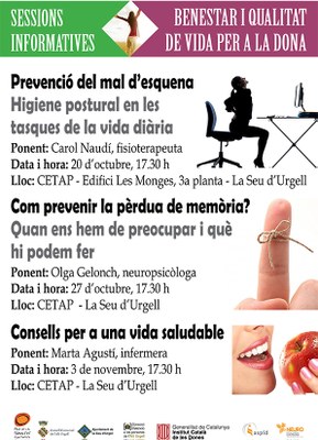 Activitats del Cicle Salut i qualitat de vida