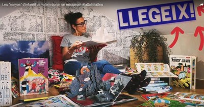 Fragment d'un vídeo de les mestres d'infantil del Col·legi La Salle de la Seu