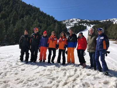 Laura Vilagrà, a la Molina (Foto: Rosa Talamàs)