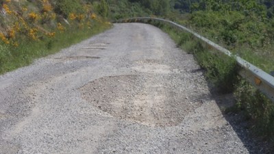 Vilanova de Banat - Estat carretera