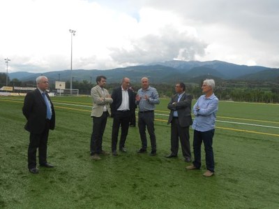 Camp de futbol La Seu - Visita Andreu Subies