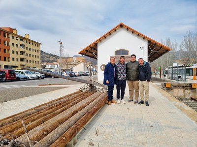 Visita de José Crespín a l'Espai Raier (Foto: Subdelegació del Govern a Lleida)