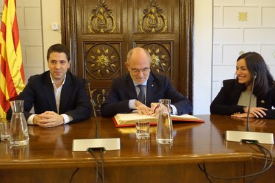  Visita del conseller d'Unió Europea i Acció Exterior, Jaume Duch, a la Seu d'Urgell (Foto: Ajuntament de la Seu d'Urgell)