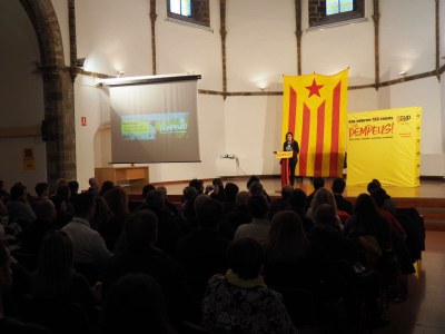 Acte de la CUP a la Seu per les eleccions del 21-D