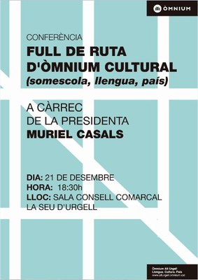 Cartell Xerrada Òmnium Cultural Desembre 2012