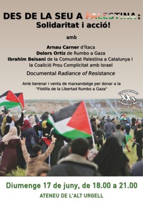 Xerrada a l'Ateneu Alt Urgell sobre Palestina