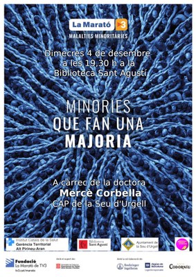 Xerrada de la doctora Mercè Corbella a la Biblioteca Sant Agustí per parlar de malalties minoritàries