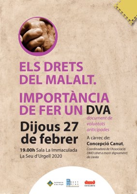 Xerrada a la Seu sobre el DVA