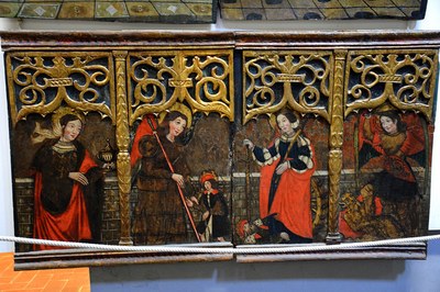 Retaule barroc de la Pobleta de Bellveí (Foto: Bisbat d'Urgell)