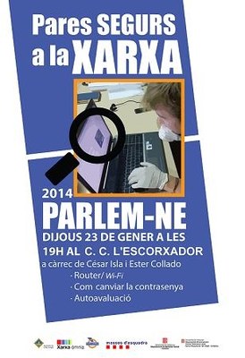 Seguretat a la Xarxa 2014 - Cartell de l'activitat